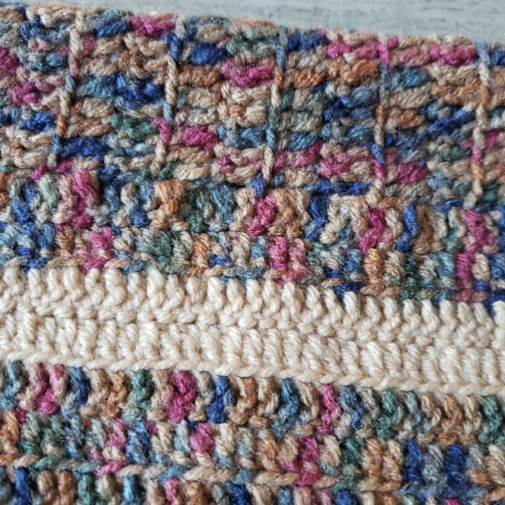 Handmade Crochet Multicolor Vest - Picture 7 of 9